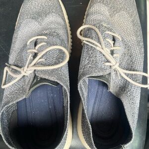 Gray Knit Cole Haan loafers